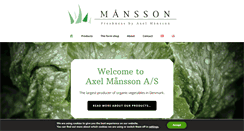 Desktop Screenshot of maanssons.dk